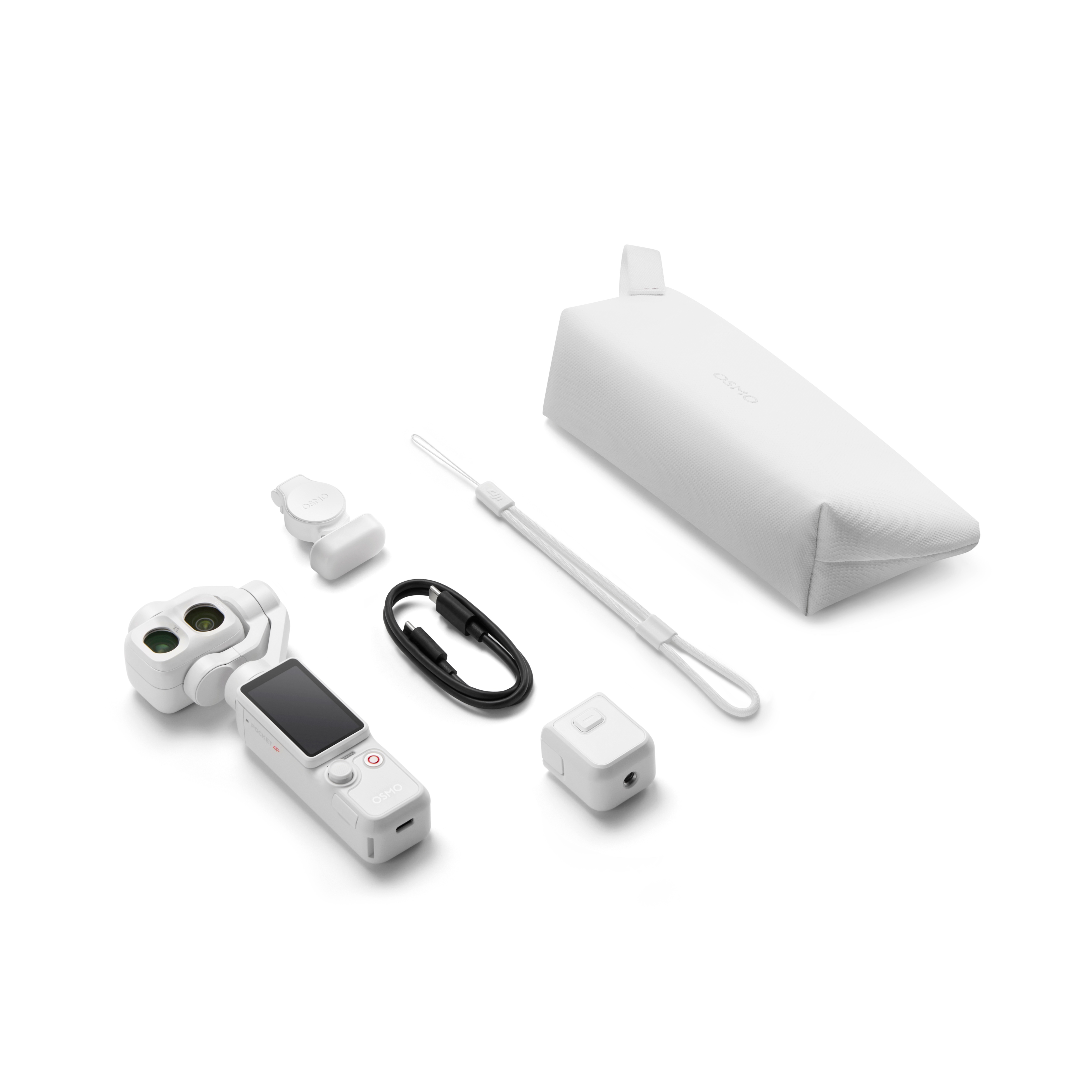 Osmo Pocket 4P 스탠다드 콤보 (펄 화이트)